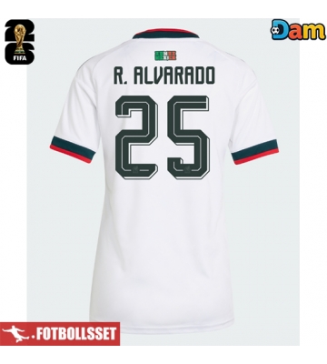 Mexiko Roberto Alvarado #25 Bortatröja Dam VM 2026 Kortärmad